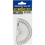 CELCO PROTRACTOR 180 DEGREES 100MM HANGSELL