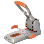 RAPID HDC150 2HOLE HEAVY DUTY PUNCH 150 SHEET SILVERORANGE
