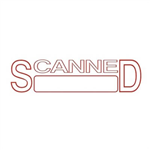 DESKMATE PREINKED MESSAGE STAMP SCANNED DATE RED