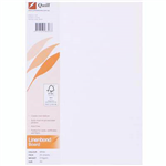 QUILL LINEN BOND BOARD 216GSM A4 WHITE PACK 25