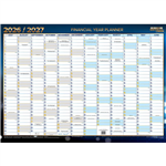 COLLINS WRITERAZE 11777 QC2 FINANCIAL YEAR PLANNER 500 X 700MM WHITE
