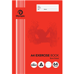 OLYMPIC E864 EXERCISE BOOK 8MM RULED 55GSM 64 PAGE A4