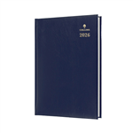 COLLINS STERLING 144P59 DIARY DAY TO PAGE A4 NAVY BLUE