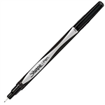 SHARPIE FINELINER PEN 04MM BLACK PACK 2