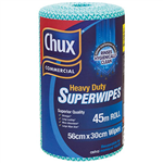 CHUX HEAVY DUTY CLEANING WIPE PERFORATED ROLL 300MM X 45M