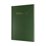 COLLINS 34M4P40 FINANCIAL YEAR DIARY WEEK TO VIEW A4 GREEN