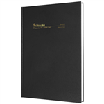 COLLINS 34M4P99 FINANCIAL YEAR DIARY WEEK TO VIEW A4 BLACK