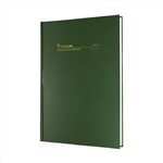 COLLINS 38M4P40 FINANCIAL YEAR DIARY WEEK TO VIEW A5 GREEN