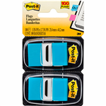 POSTIT 680BB2 FLAGS BRIGHT BLUE TWIN PACK 100