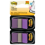 POSTIT 680PU2 FLAGS PURPLE TWIN PACK 100