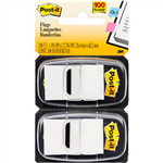 POSTIT 680WE2 FLAGS WHITE TWIN PACK 100