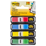 POSTIT 6834 MINI INDEX FLAGS PRIMARY ASSORTED PACK 140