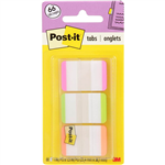DUPLICATE OF 7003753POSTIT 686LPGO DURABLE INDEX TABS 25MM WIDTH 22 TABS EACH COLOUR WHITE WITH ASSORTED TIPS