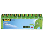 SCOTCH MAGIC GREENER TAPE 19MM X 228M PACK 10