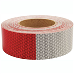3M 7930 REFLECTIVE TAPE REDWHITE 50MM X 3M