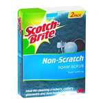 SCOTCHBRITE NONSCRATCH SCRUB SCOURER SPONGE PACK 2