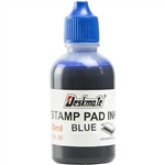 DESKMATE STAMP PAD INK REFILL 30ML BLUE
