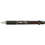ARTLINE FLOW 4 COLOUR RETRACTABLE BALL POINT PEN CHARCOAL