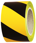 HUSKY BARRIER WARNING TAPE 560 75MM X 100M BLACKYELLOW