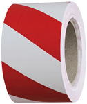 HUSKY BARRIER WARNING TAPE 560 75MM X 100M REDWHITE