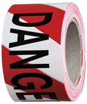 HUSKY BARRIER WARNING TAPE 560 DANGER 75MM X 100M REDWHITE