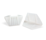 PALLET EDGE PROTECTORS PLASTIC 25 X 25 X 50MM WHITEBLACK CARTON 1000