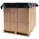 PALLET CAPS 1680 X 1680MM HDPE 20UM BLACK ROLL 250 SHEETS