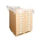 PALLET CAPS 1680 X 1680MM HDPE 20UM CLEAR ROLL 250 SHEETS