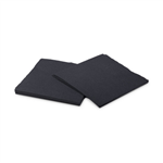 ALFRESCO COCKTAIL NAPKIN QUARTERFOLD 2PLY 240 X 240MM BLACK PACK 250