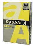 DOUBLE A COLOURS A4 COPY PAPER 80GSM LEMON PACK 500 SHEETS