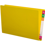 AVERY 45413 LATERAL FILE EXTRA HEAVY WEIGHT FOOLSCAP YELLOW BOX 100