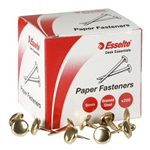 ESSELTE PAPER FASTENER 9MM BRASS BOX 200