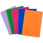 CONTACT BOOK SLEEVES 9 X 7 INCH ASSORTED SOLID PACK 5