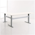 CONSET 50126 ELECTRIC HEIGHT ADJUSTABLE LSHAPED DESK 1800 X 800MM  1800 X 600MM WHITE