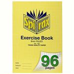 SPIRAX 108 EXERCISE BOOK 8MM RULED 70GSM A4 96 PAGE