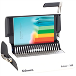 FELLOWES PULSAR 300 MANUAL BINDING MACHINE PLASTIC COMB WHITE