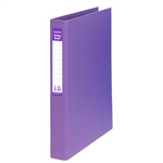 COLOURHIDE RING BINDER PE 2D 25MM A4 PURPLE