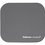 FELLOWES MOUSE PAD OPTICAL MICROBAN SILVER