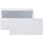 CUMBERLAND DL ENVELOPES SECRETIVE WALLET PLAINFACE SELF SEAL 80GSM 110 X 220MM WHITE BOX 500