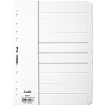 BANTEX MANILLA DIVIDER 10 CUT TAB A4 WHITE
