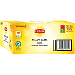 LIPTON YELLOW LABEL ENVELOPED TEA BAGS BOX 500