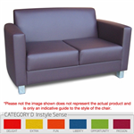 BENDORF LOUNGE 2 SEATER IN FABRIC CATEGORY D