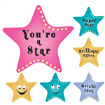 AVERY 69615 MERIT STICKERS SUPER STAR STICKER 100 ROLL