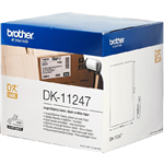BROTHER DK11247 LABEL ROLL 103 X 164MM WHITE ROLL 180