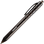 INITIATIVE ECOWISE RECYCLED RETRACTABLE BALLPOINT PEN 10MM BLACK BOX 12