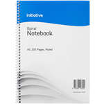 INITIATIVE SPIRAL NOTEBOOK SIDE BOUND 200 PAGE A5
