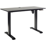 MONDO ELECTRIC SITSTAND DESK 1200 X 600MM BLACK