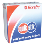 QUIKSTIK RECTANGULAR LABEL 29 X 76MM WHITE BOX 180