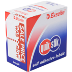 QUIKSTIK LABEL DISPENSER SALE PRICE WASNOW 44 X 65MM ORANGEWHITE PACK 100