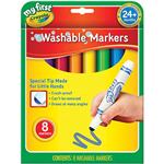 CRAYOLA MY FIRST MARKERS WASHABLE PACK 8